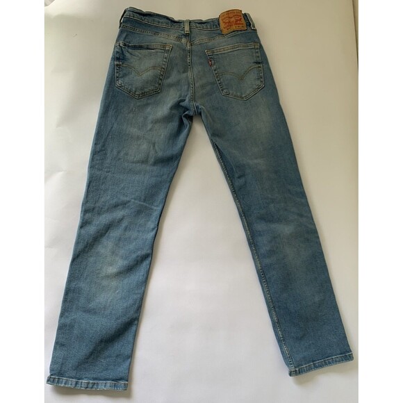 Levis 514 Jeans Men 31X32 Straight Blue Denim Stretch Casual Streetwear Normcore - Picture 3 of 12